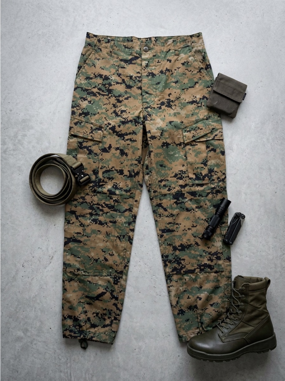 Propper Marpat Digital Woodland Camo Cargo Pants MED Regular ACU Trouser 31-35